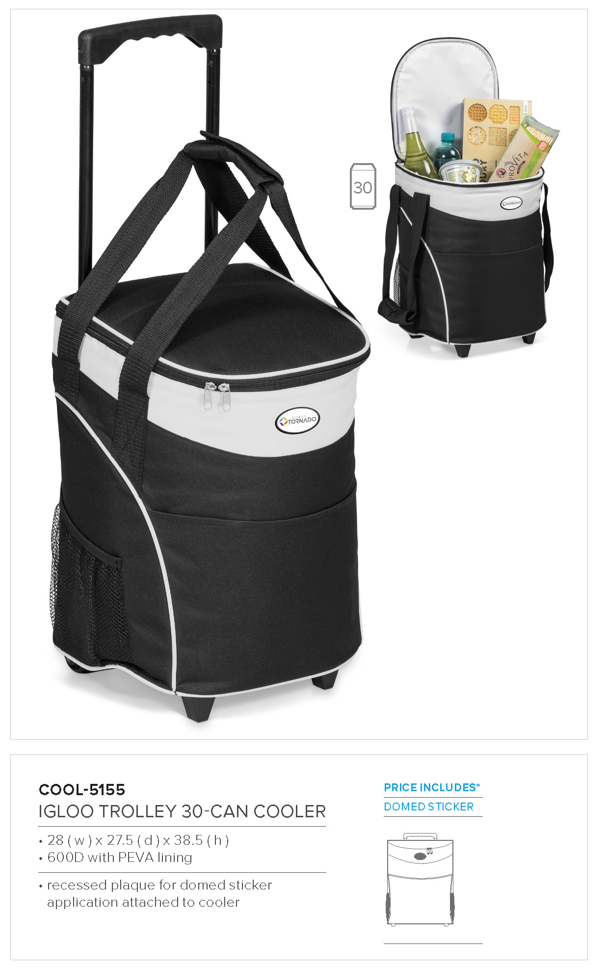 Igloo 30-Can Trolley Cooler